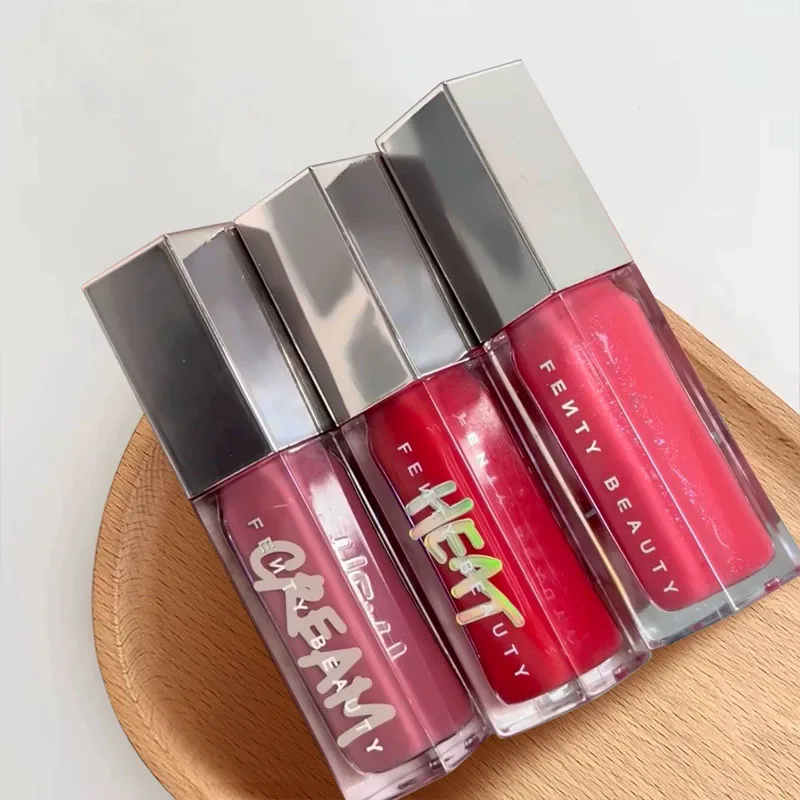 Brillo de labios Fenty Beauty, brillo multicolor, brillo hidratante, maquillaje para dar volumen a los labios, lápiz labial líquido para principiantes, cosméticos de maquillaje para niñas