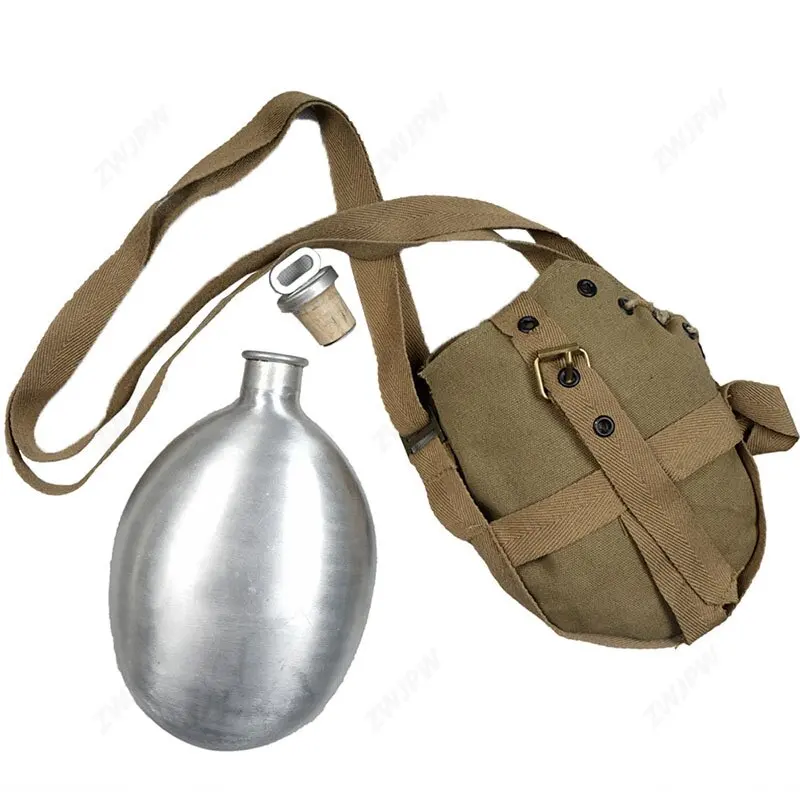 War Reenactment Chinese Army Kettle KMT Military Canteen Aluminum Reproduction