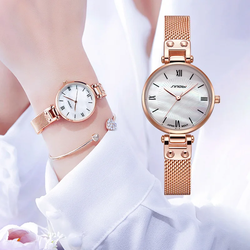 

Women's Watch Wholesale Famous Watch Personalized, Stylish and Simple Business Waterproof Mesh Belt Women's Watch