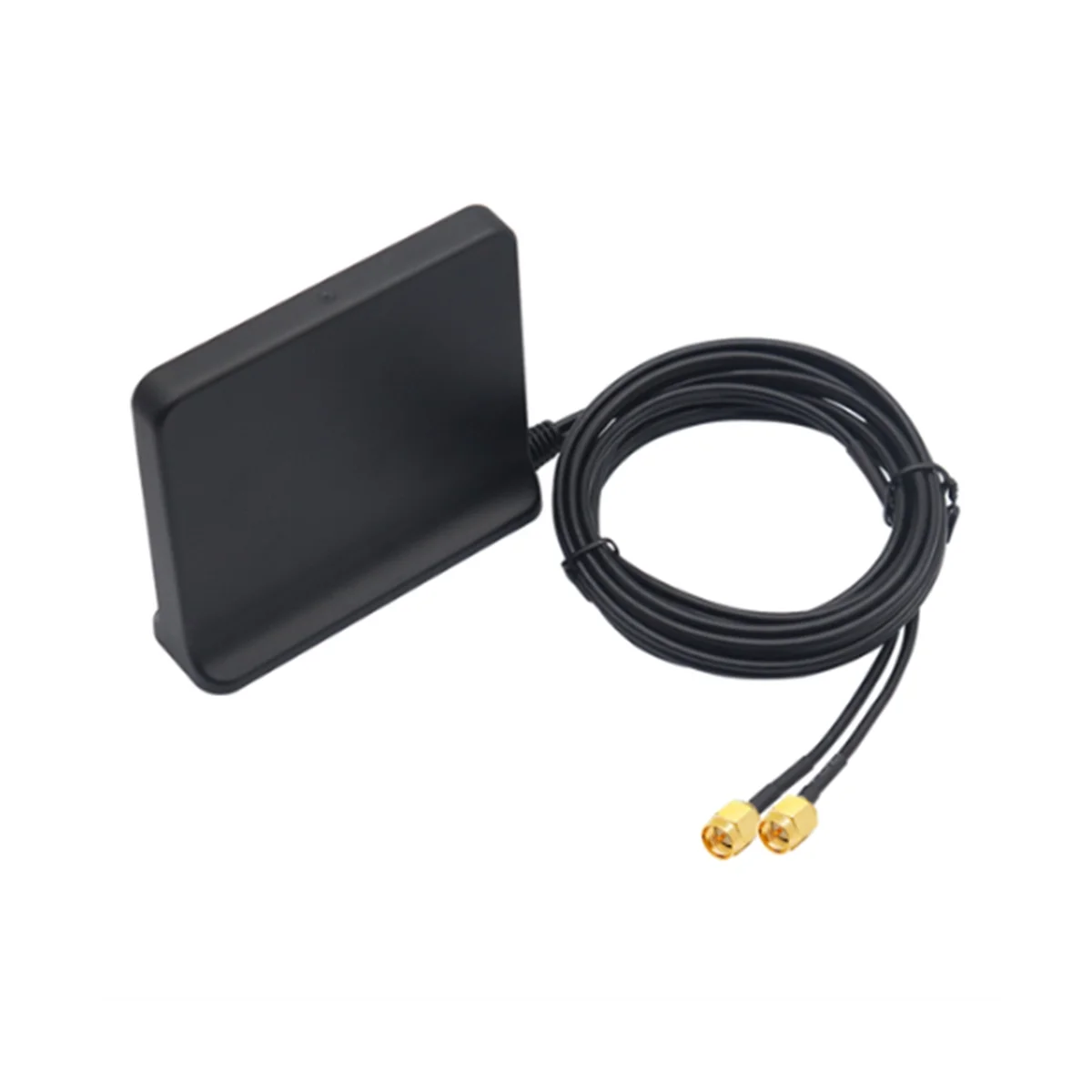 Signal Boost 5G 4G LTE 3G GSM Mimo Aerial High Gain 12Dbi 600-6000Mhz External Omni WiFi Antenna(Black with Ts9 Adapter)