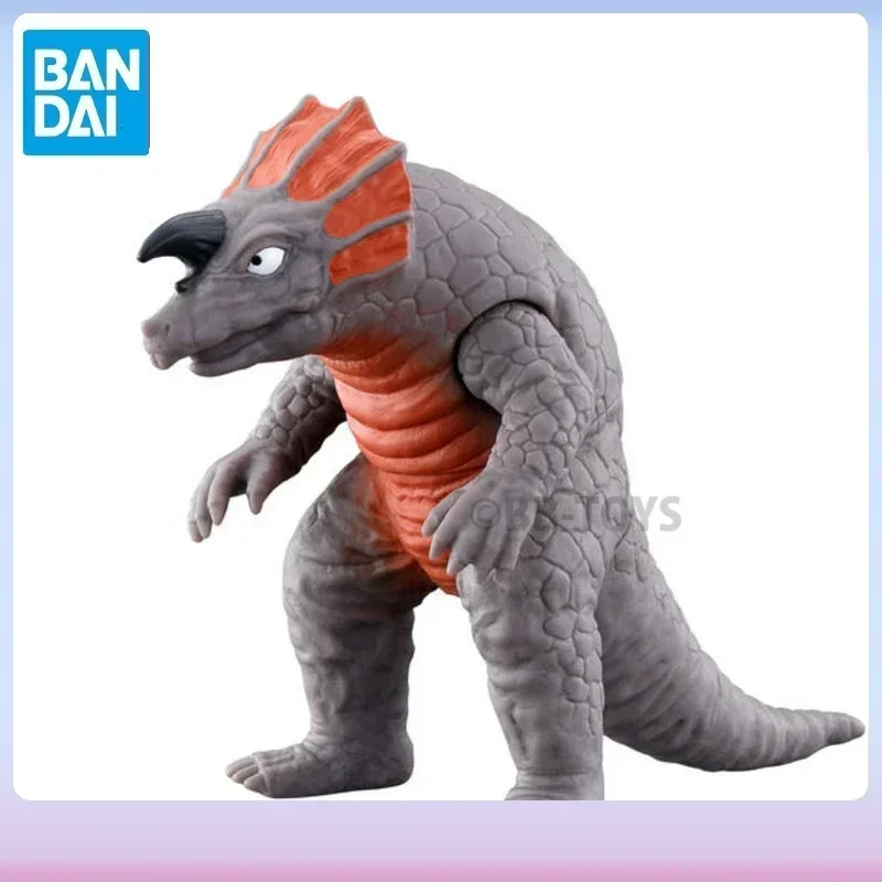 In  Stock Bandai Original Ultraman Soft Vinyl Dolls  Glue Monster 500 Series Agira Anime Action Figures Toys For Boys BB