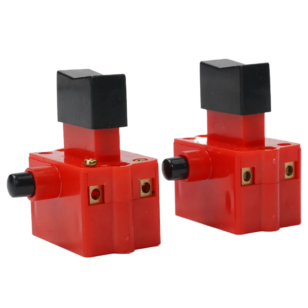 Brand New Trigger Switch Electric Hardware Tools For Power Controlling Lock On Type Plastic SPST 10(10)A 250V 5E4