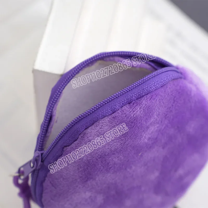 Carteira Kuromi Kawaii, Anime de Alta Qualidade, Carteira com Zíper para Meninas, Mini Carteiras Roxas, Presente de Aniversário para Crianças