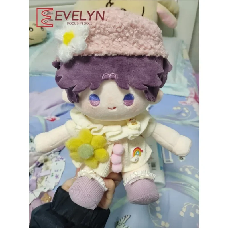 Evelyn 20cm Cotton Doll Clothes Cute Dresses Skirt With Headband Hat Accessories Plush Shoes Love and Deepspace