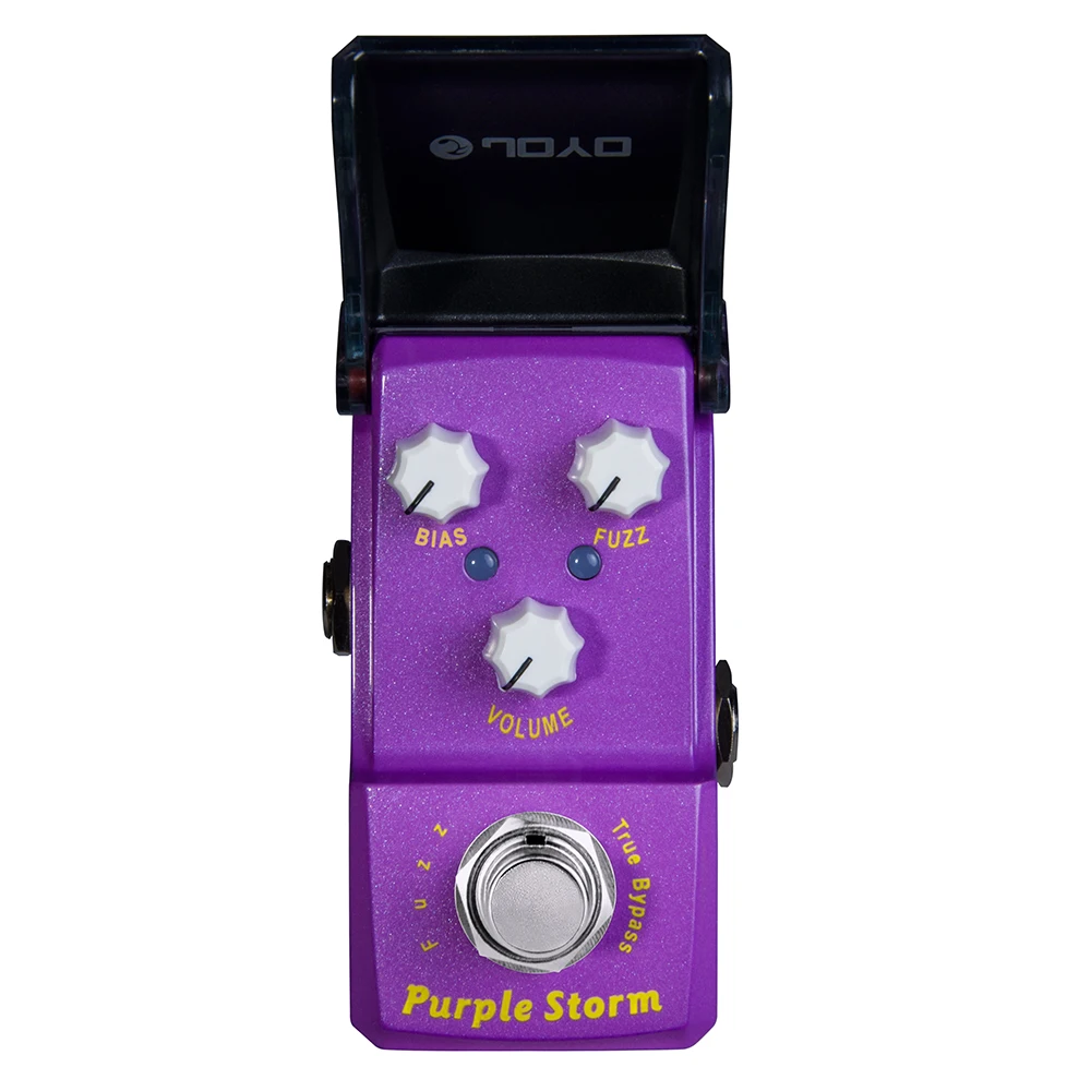JOYO JF-320 PURPLE STORM Fuzz Guitar Pedal from Warm Fuzzy to Rough and Screeching True Bypass Fuzz Pedal for Classic Rock