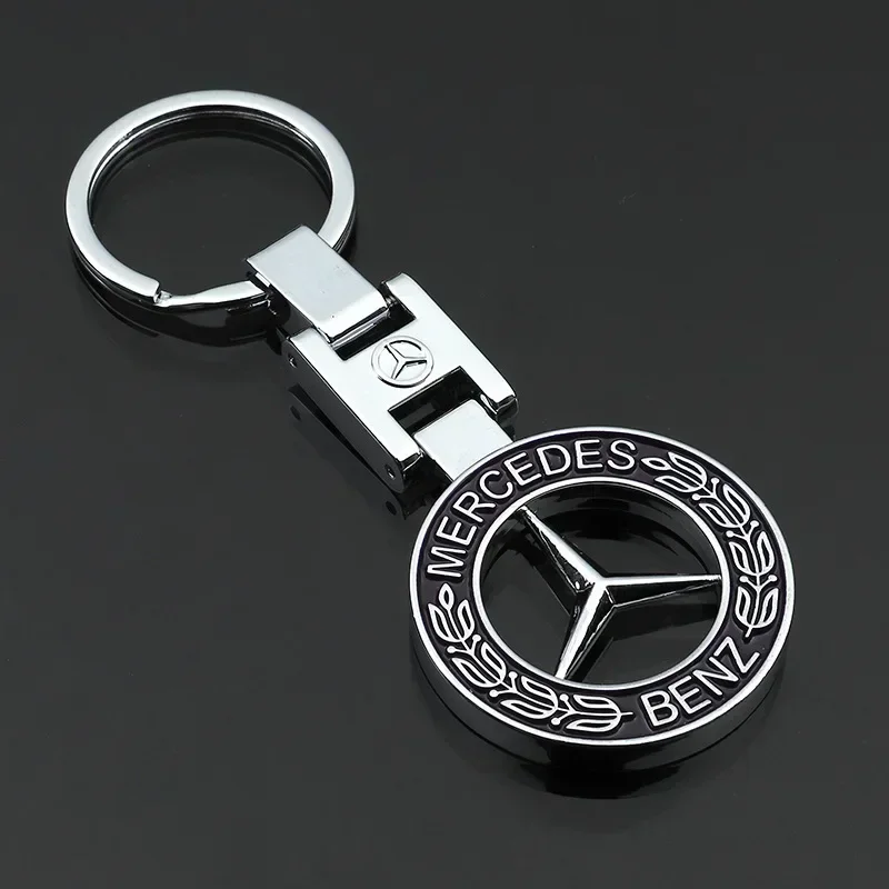 Llavero colgante con logotipo de coche para ercedes Benz, W204, W205, W203, W221, W124, W210, W211, W212, W213, W214, W222, W108