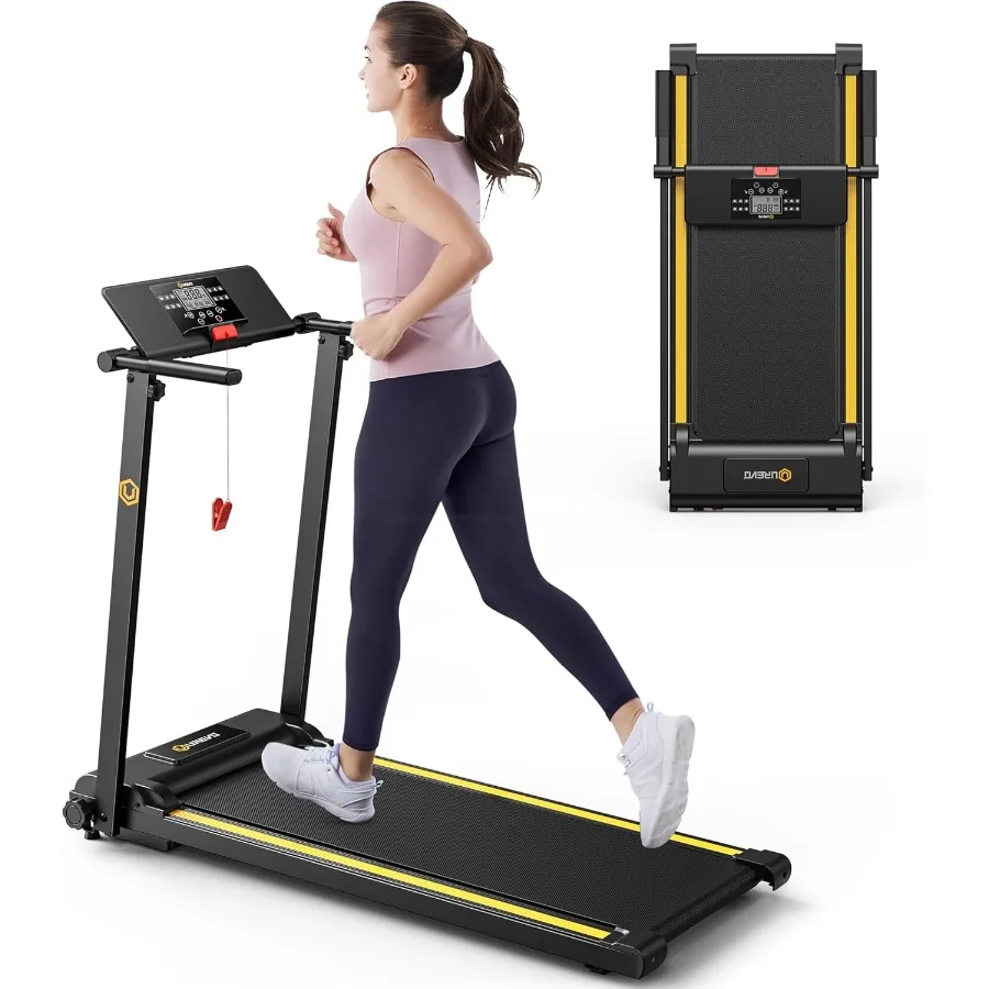 

Беговая дорожка с настольной рабочей станцией, беговая дорожка Walking Pad для домашнего офиса, беговая дорожка компактного дизайна под столом с программи HIIT