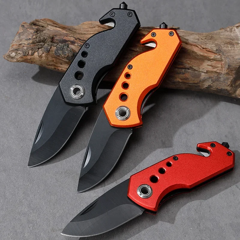 

Hot Sale Outdoor Mini Portable Stainless Steel Folding Knife Camping Self Defense Survival Knife EDC Folding Portable Knives