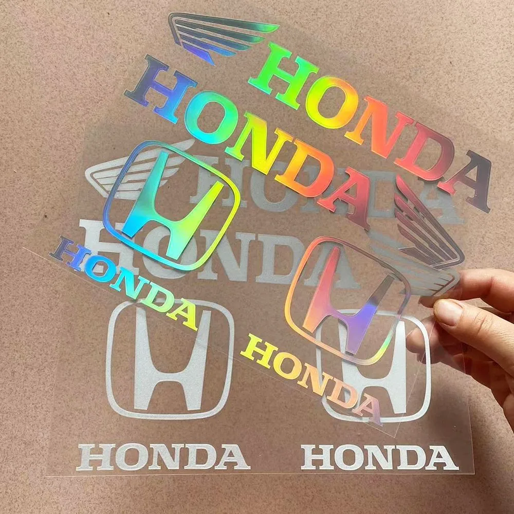 Pegatinas Reflectantes Aptas para Motocicletas Sundiro Honda, Logotipo de Carrocería, Decoración para Amortiguador, Caja Trasera, Calcomanías para Casco