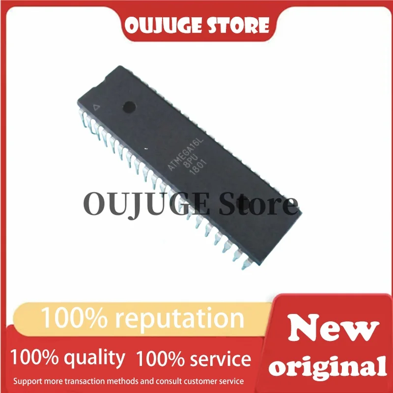 1PCS/lot New original ATMEGA16L-8PU DIP-40 Car computer board vulnerable chips