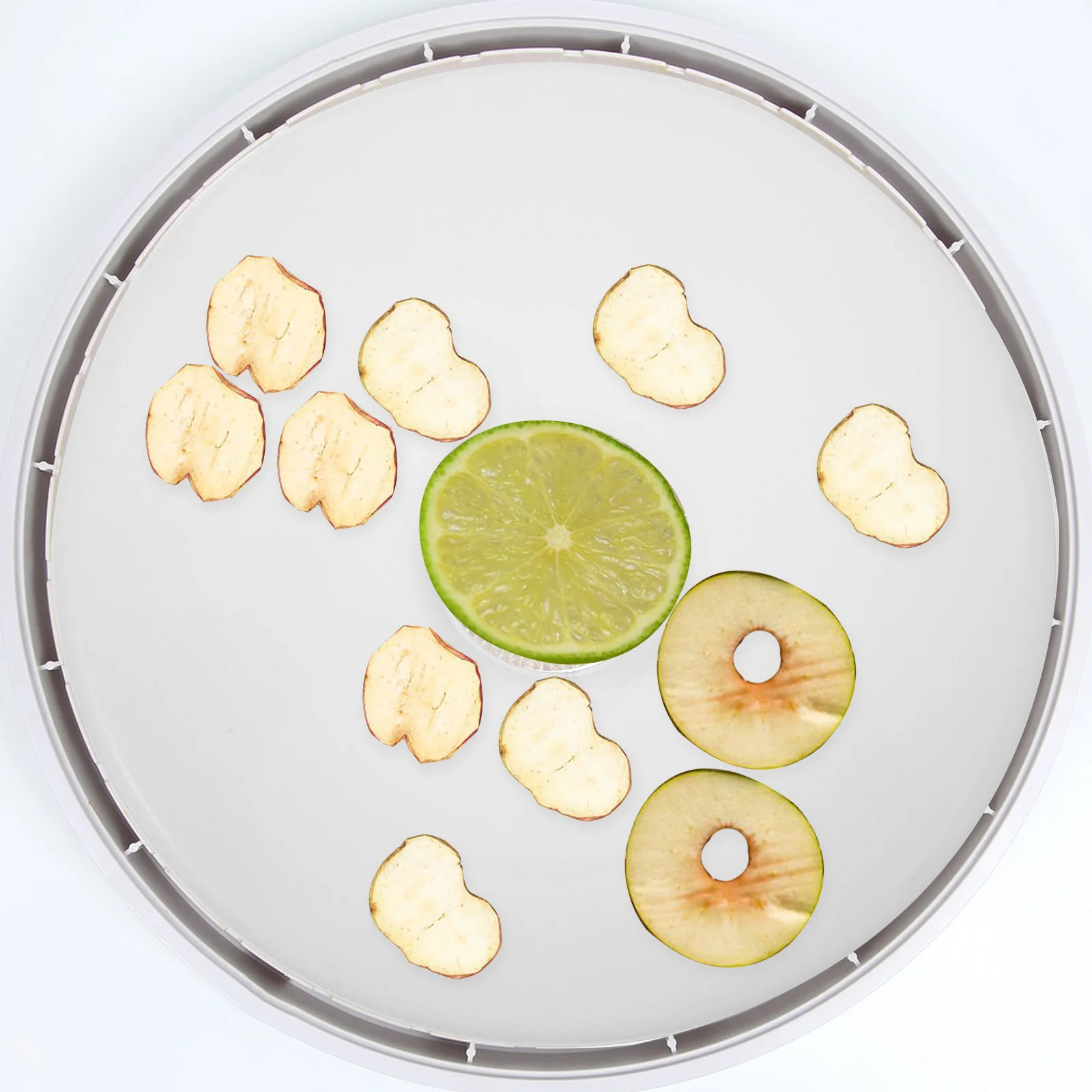 

Drying Dryer Accessories Fruit Baking Mat Round Food Dehydrator White Plastic Fruits