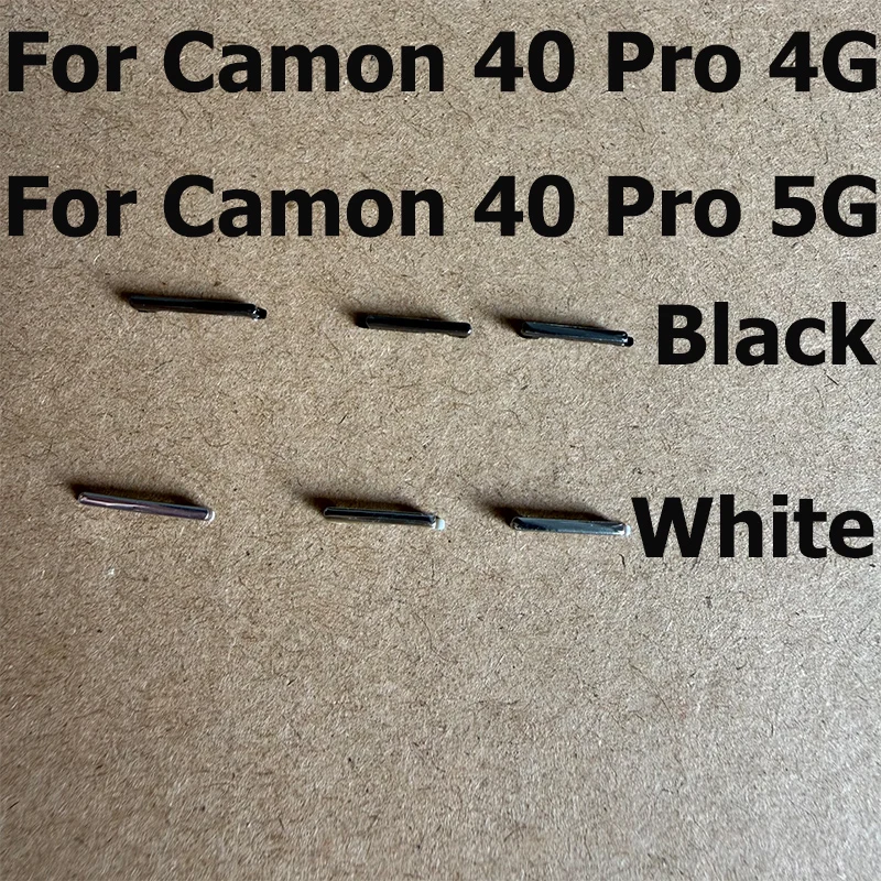 Power Volume Side Button For Tecno Camon 40 Pro 4G 5G On OFF Power Volume Side Keys Switch Replacement Repair Parts