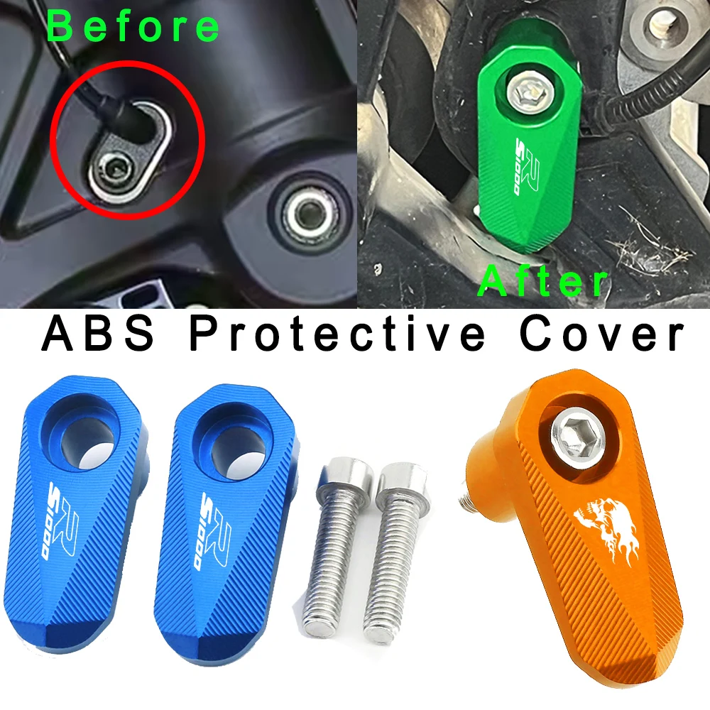 

6 Colors Front Rear Wheel ABS Sensor Protection For BMW S1000R 1000 Accessories CNC Aluminum Motorcycle