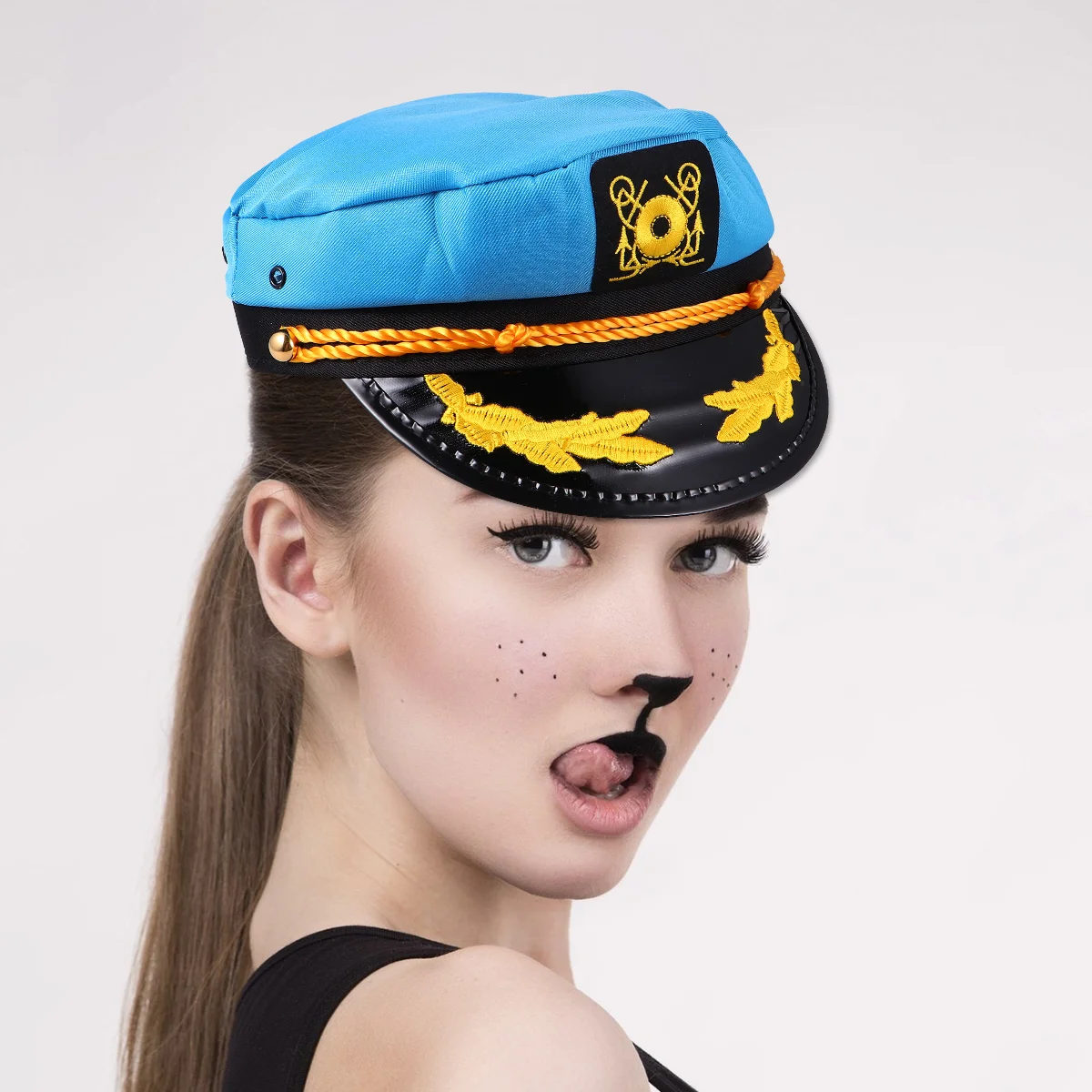 Party Performance Hat Cosplay Sailor The Cap Funny Map Role Clothing Miss