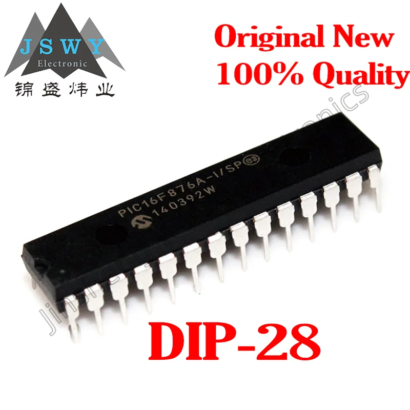 

(2-10 pieces) PIC16F876A-I/SP DIP28 PIC16F876AI/8-bit PIC microcontroller/new original/in stock/fast delivery