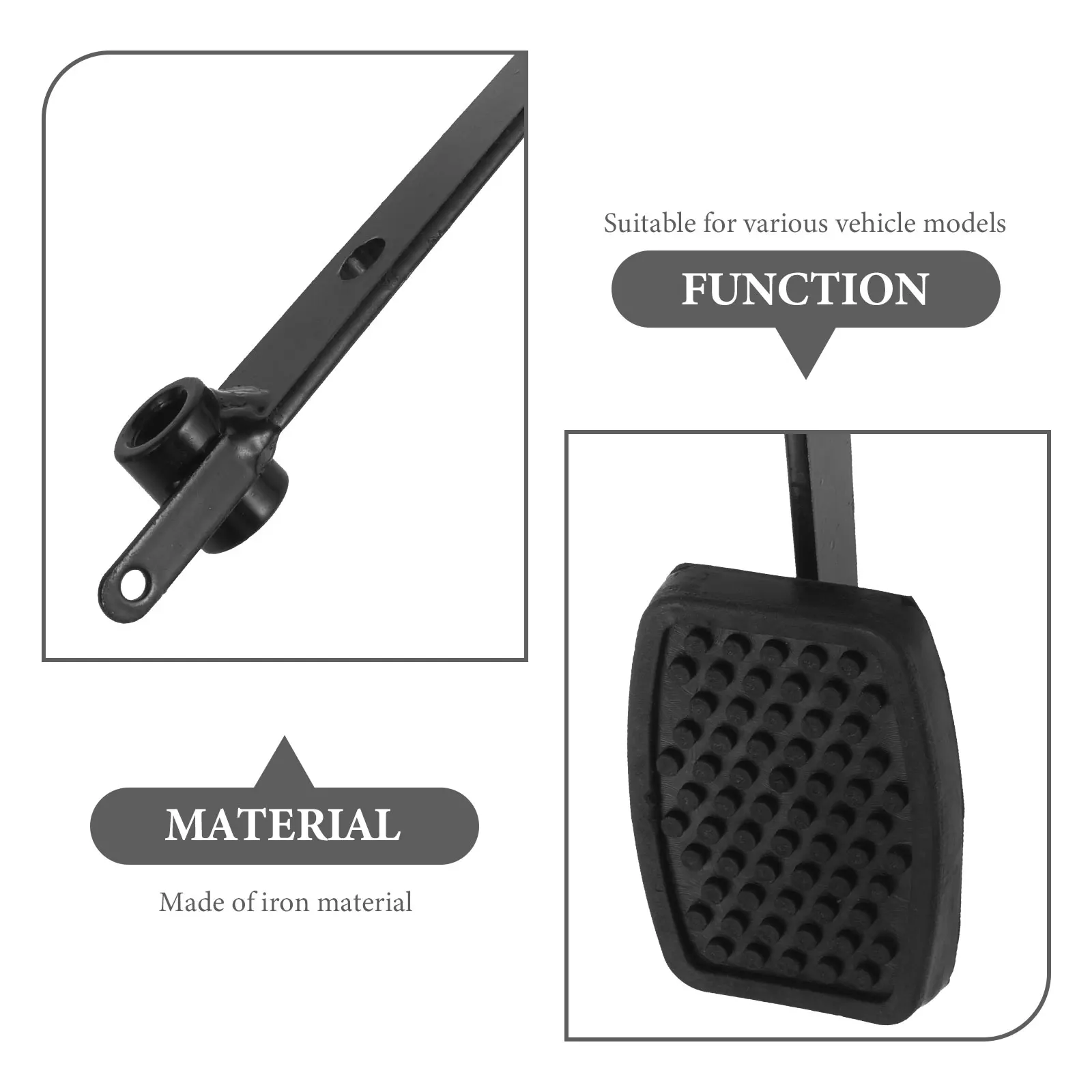 

Sturdy Metal Go Kart Pedal Replacement Atv Footrest Drift Racing Cart Throttle Easy Install Durable For Go Kart Accessories