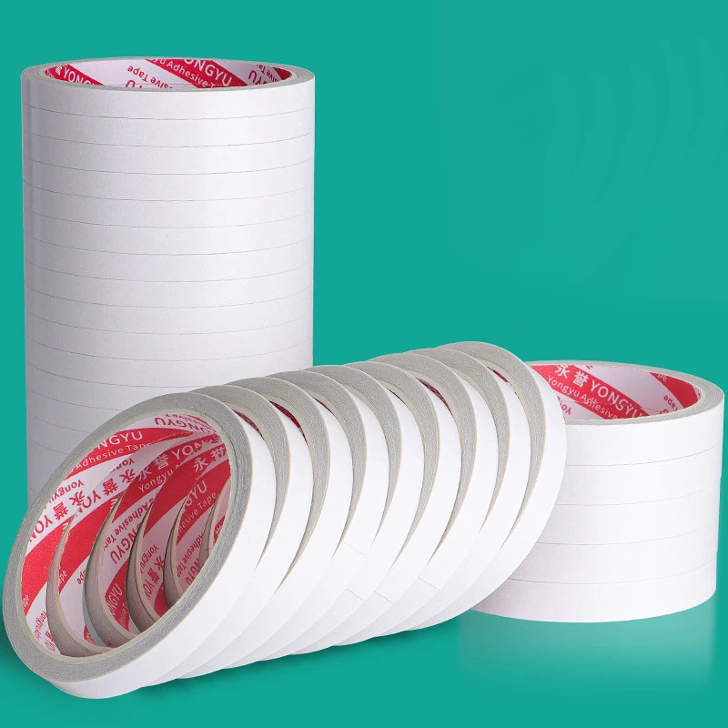 5mm Double Sided Adhesive Tape 10M Ultra-thin White Strong Tape Sticker for Home Office Craft Double Sided Tape Sticky Paper