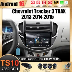 For Chevrolet Tracker 3 TRAX 2013 2014 2015 Android Auto Multimedia Car Player Radio GPS Video Navigation Carplay Screen No 2din