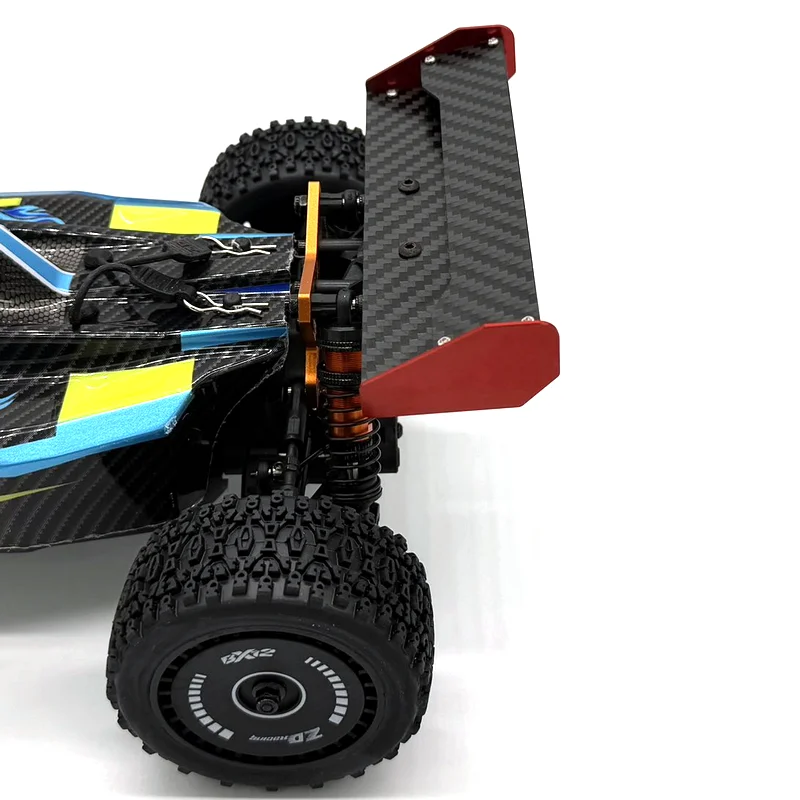 ZD Racing 1/12 BX12 X12S WB12 PRO NineThink WB12 PRO RC Metal Parts Carbon Fiber Rear Aleron for Drag Reduction