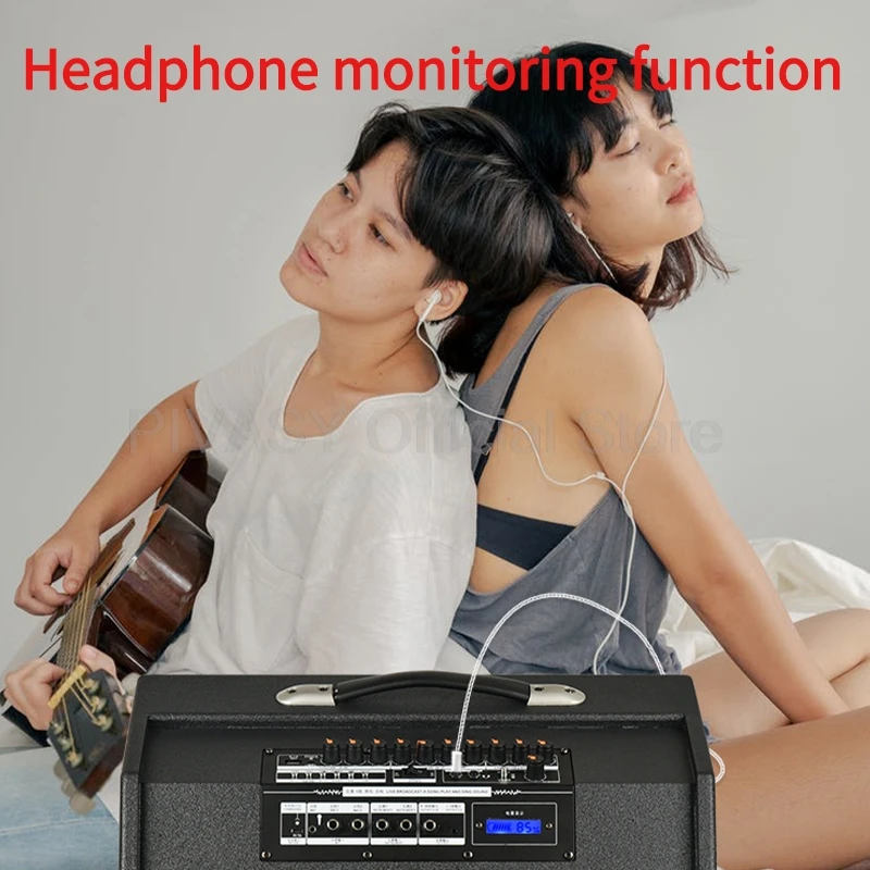 6.5/8-inch High-power Subwoofer Guitar Saxophone Outdoor Performance Singing Convenient Bluetooth Speaker for Street Performance