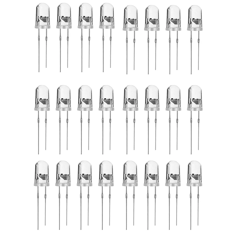 

SYW-600Pcs/Lot 5Mm Round Purple Uv Led Diode Super Bright Water Clear Led Light Lamp Purple Color