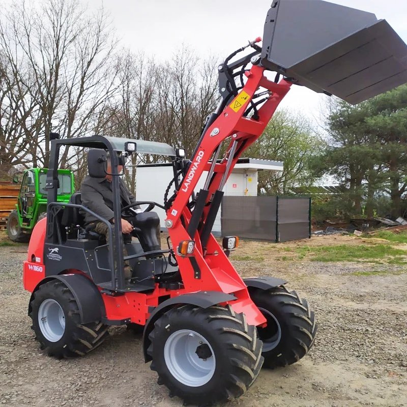 Factory W1150 Wheel Loader LANDWARD Mini Loader Exclusive Diesel Loader Original Japanese Kubota Engine Mini Loader Euro5 Custom
