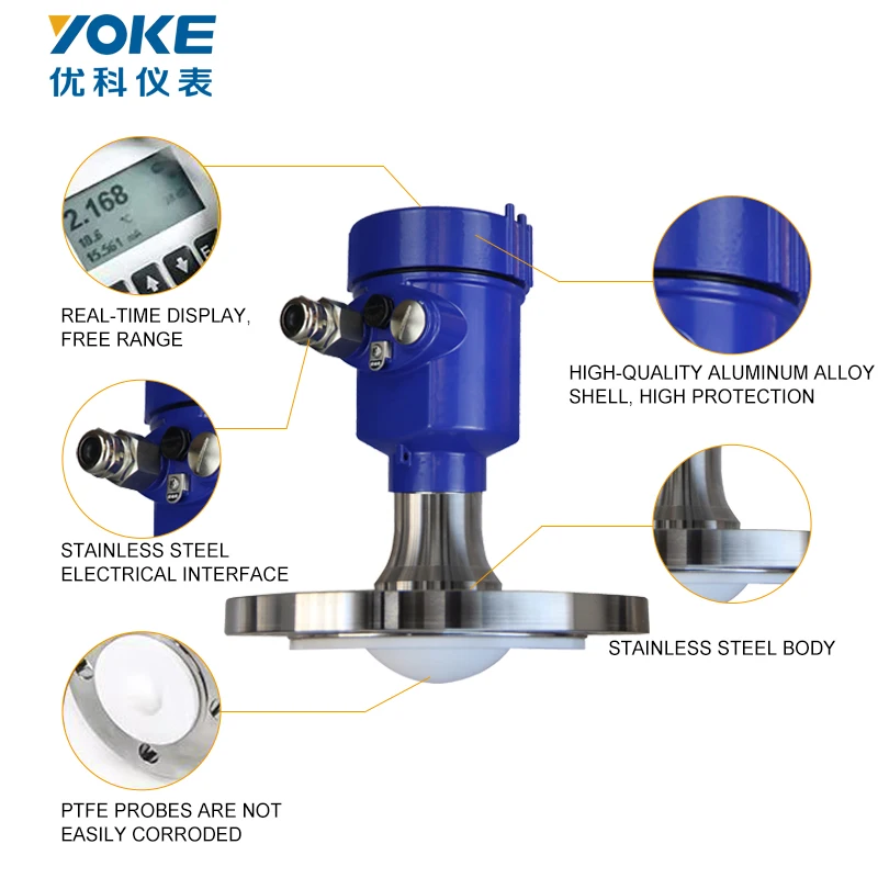 Digital Signal Output Level Gauge Water Tank Level Position Transmitter