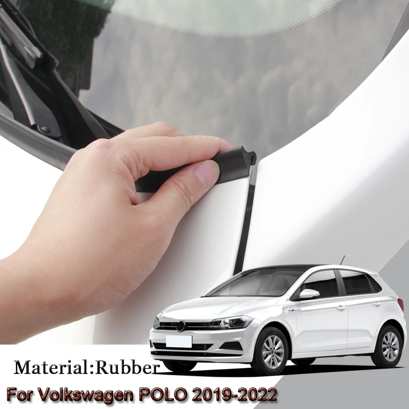 

Car Seal Strip Windshied Spoiler Filler Protect Edge Weatherstrip Strips Sticker Accessories Fit For Volkswagen POLO 2019-2022
