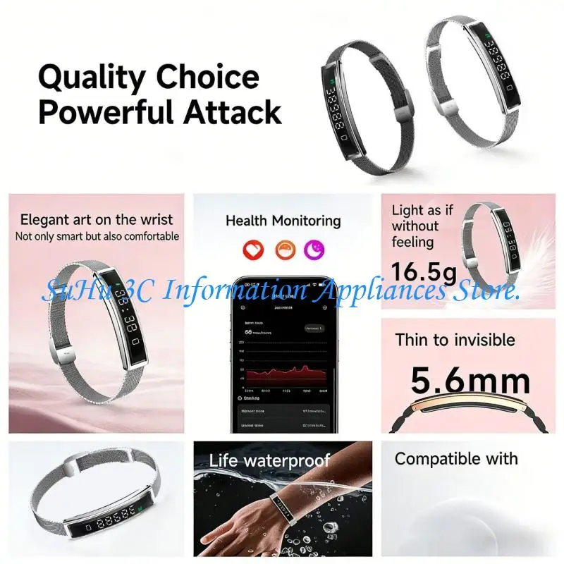 

Sport Mode Activity trackers Waterproof bracelets Fast Charging Feature