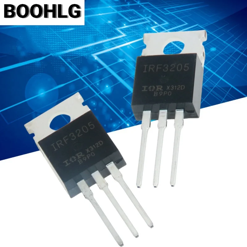 10 قطعة/الوحدة IRF3205PBF TO220 IRF3205 TO-220 HEXFET السلطة MOSFET جديد وأصلي IC