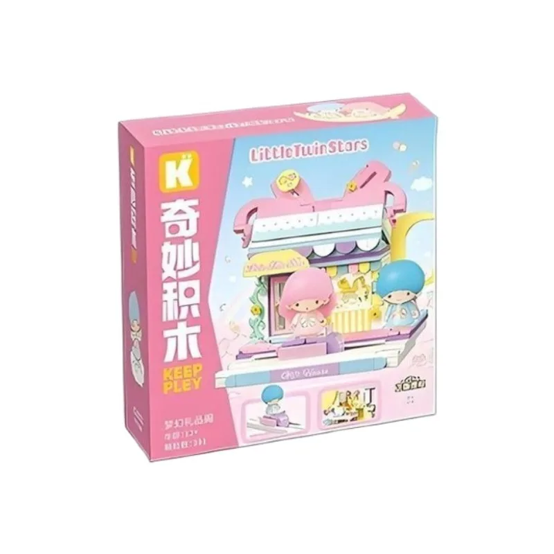 

Конструктор Keeppley Twin Star Dream Gift Pavilion: Уличная сцена, развивающая головоломка, изысканный подарок для девочек