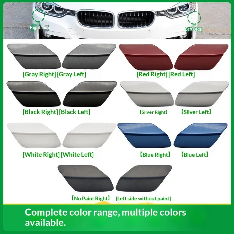 For BMW 3 Series Sports Headlight Water Nozzle Cover F30 F35M Headlight Washing Cover 51118067970