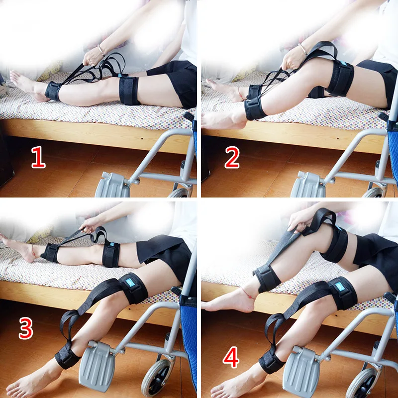 Yujilin elderly auxiliary moving belt, leg shift belt leg transfer belt care help  leg belt to bed