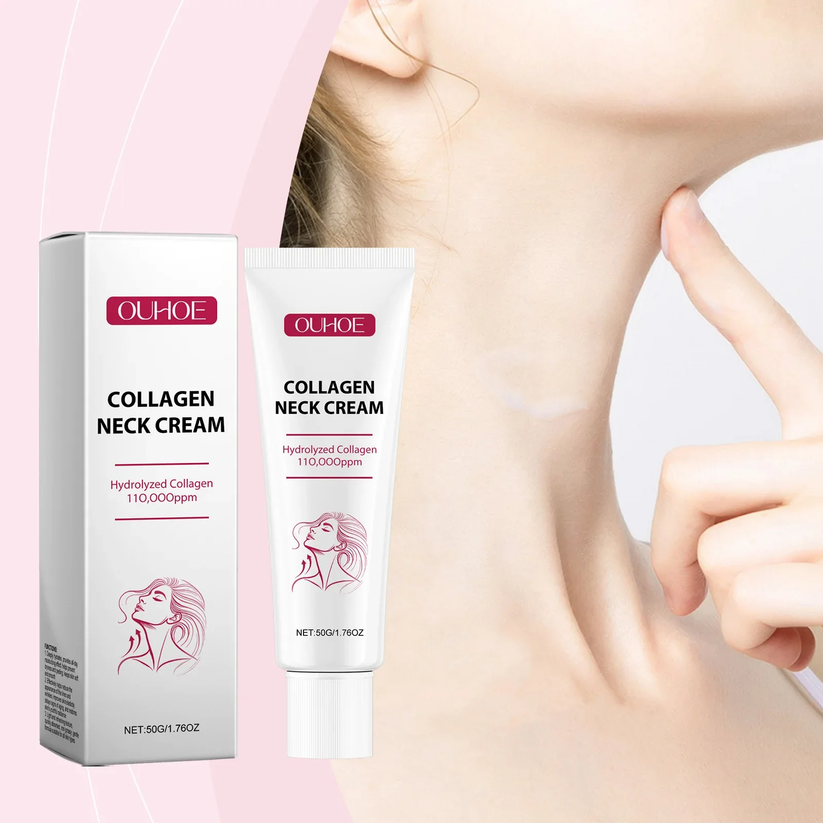 

Collagen Neck Cream Firming Moisturizing Neck Cream To Fade Neck Lines Maintaining Skin Elasticity Refreshing Rejuvenation