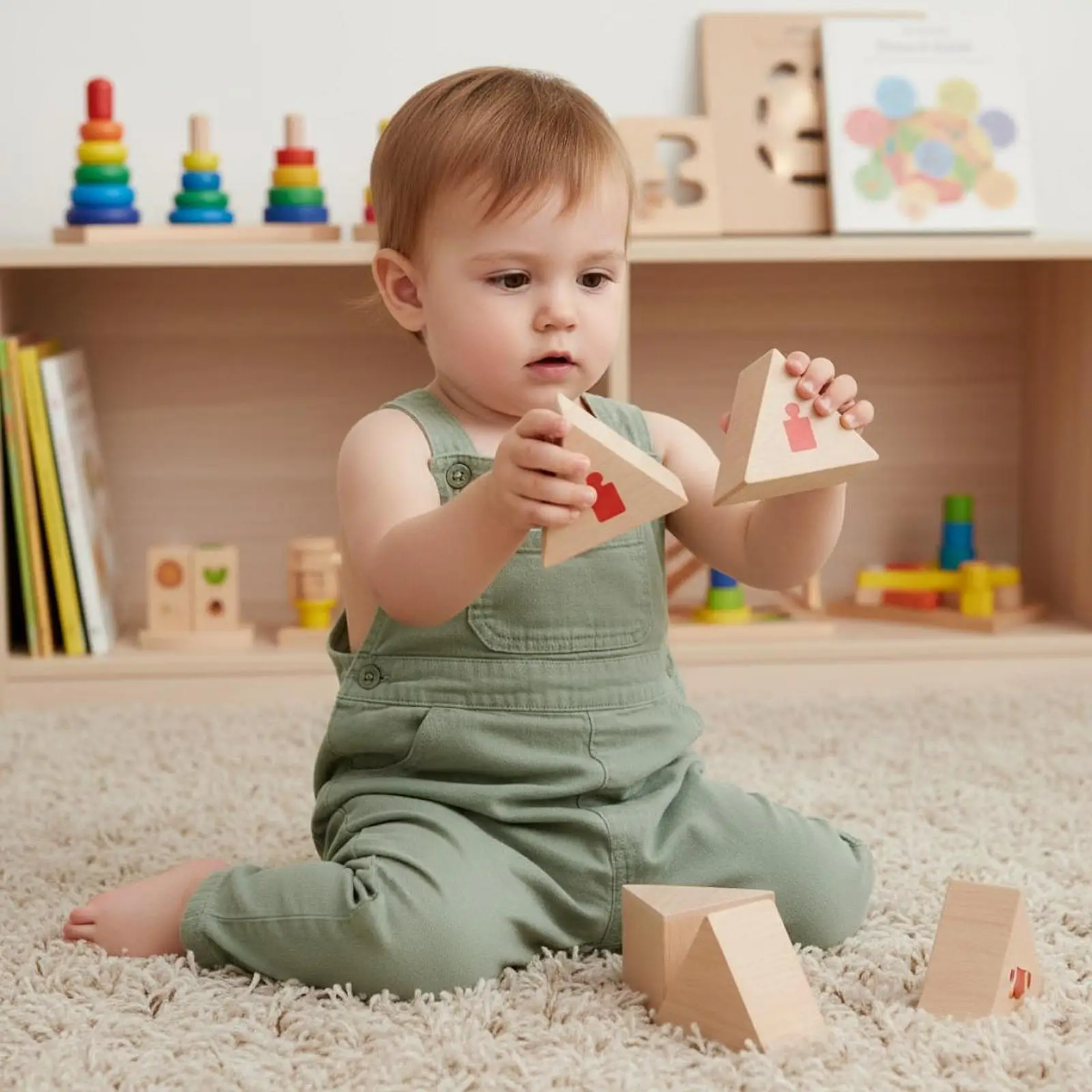 

Wooden Building Blocks Versatile Sensory Toys Wood Stacking Blocks Early Education Toys