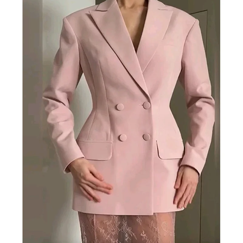 

Новый летний женский длинный костюм-миди с отложным воротником и завязкой на талии + тонкая кружевная юбка-миди для поездок на работу