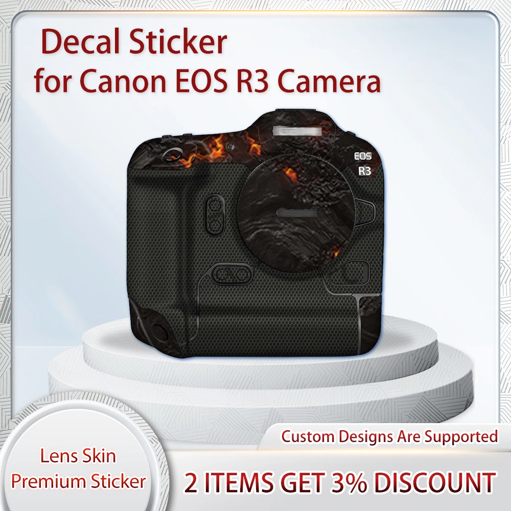 

EOS R3 Skin Wrap Covered for Canon EOS R3 Camera Skin Decal R3 Decal Skin Protective Film Cover Film