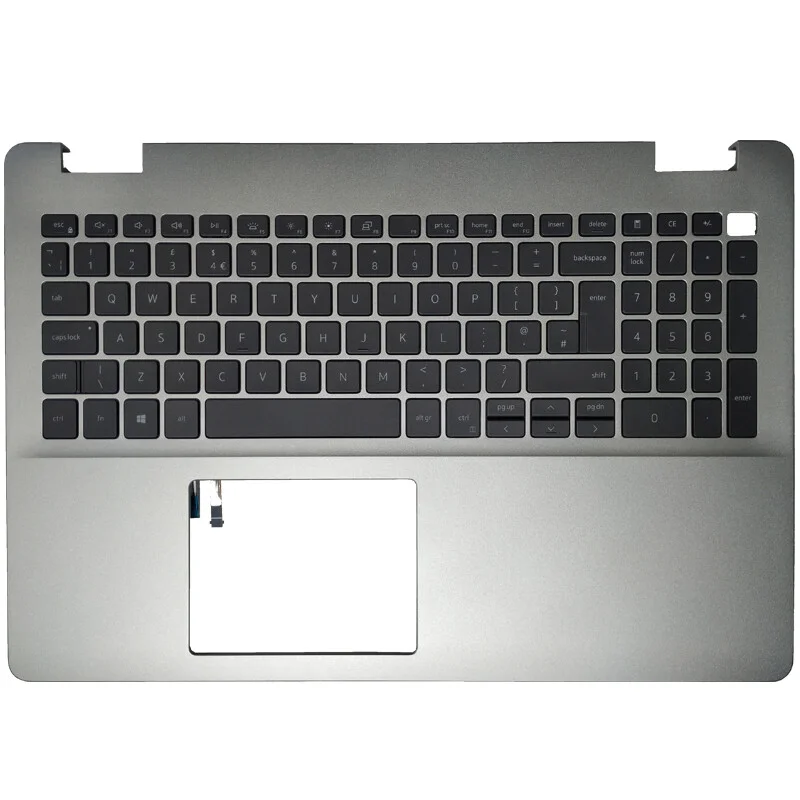 S  Laptop NEW FOR DELL Inspiron 15 5000 5593 UK Keyboard Upper Palmrest Cover 7G0RN