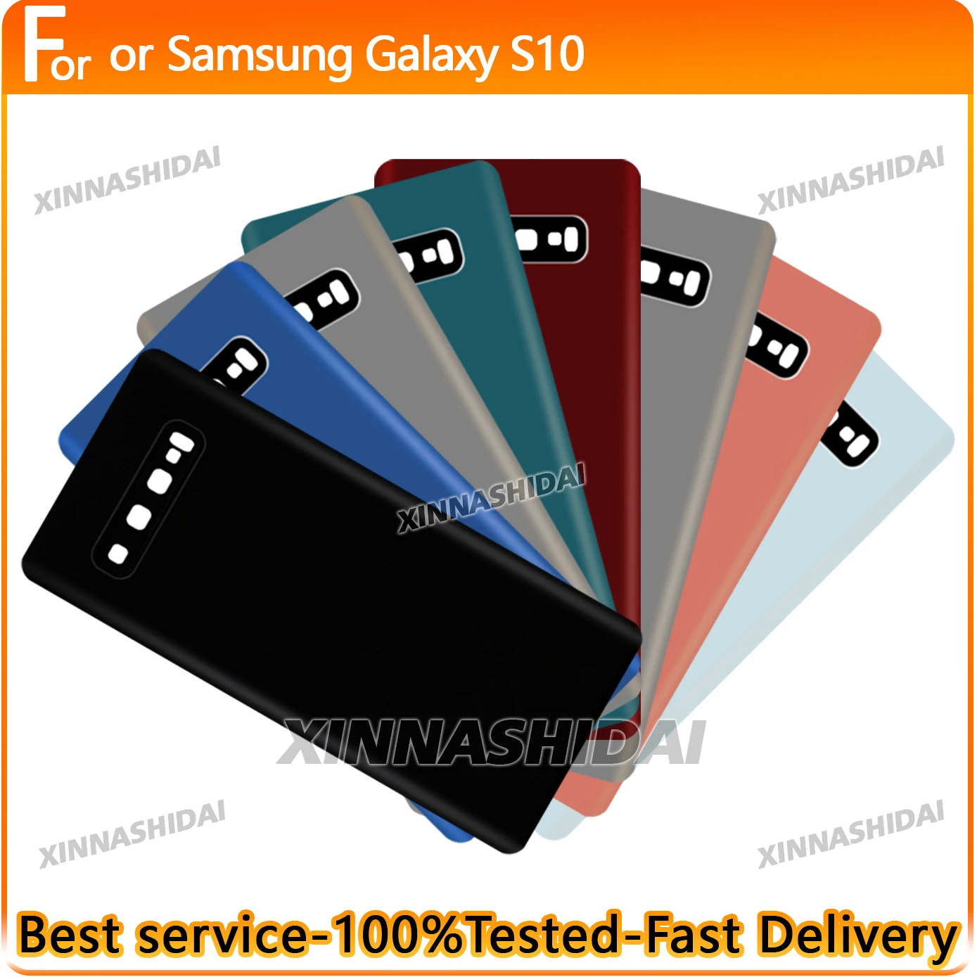 AAA+NEU Für Samsung Galaxy S10 Neue Akku-Rückabdeckung Ersatz-Zubehörset Handy-Reparaturteile 100% Getestet