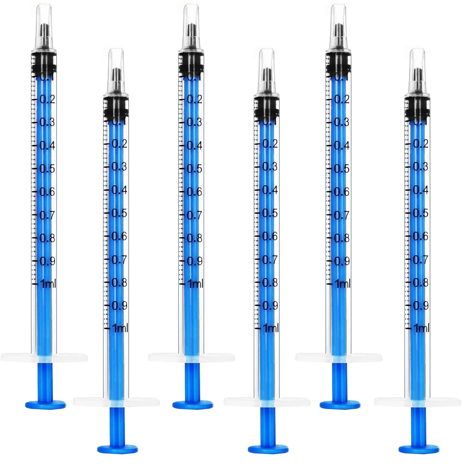 

Blue​ 1ml Syringe No Needle 20Pcs, Pet Oral Feeding Oil Glue Refill Syringe, Liquid Measuring Transfer Tool