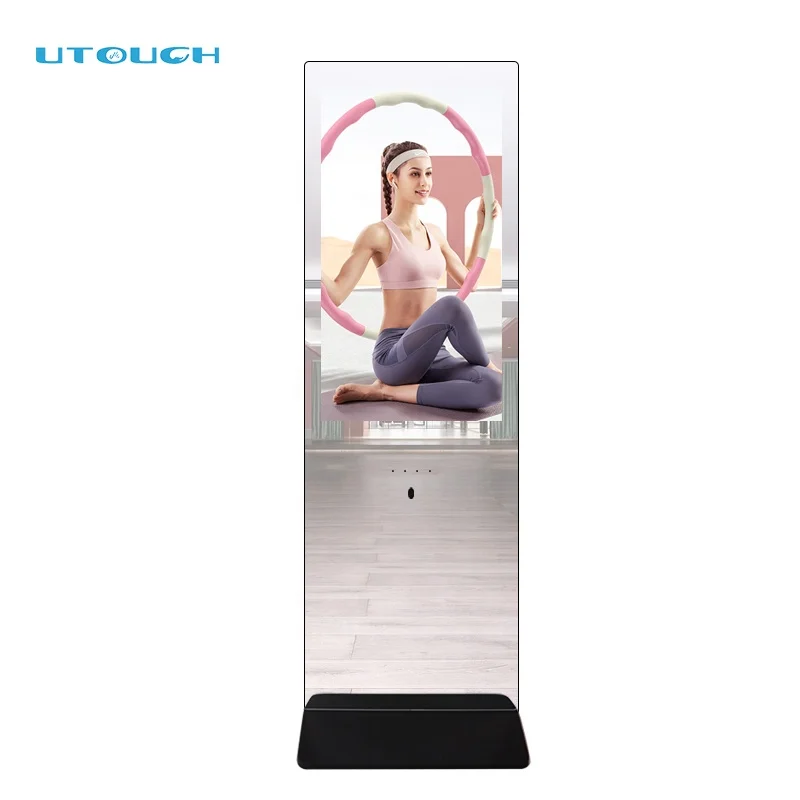 

Factory Price Interactive Smart AI Fitness Mirrors for Exercise Workout and Advertising Equipment 32 Inch Android Touch Screen