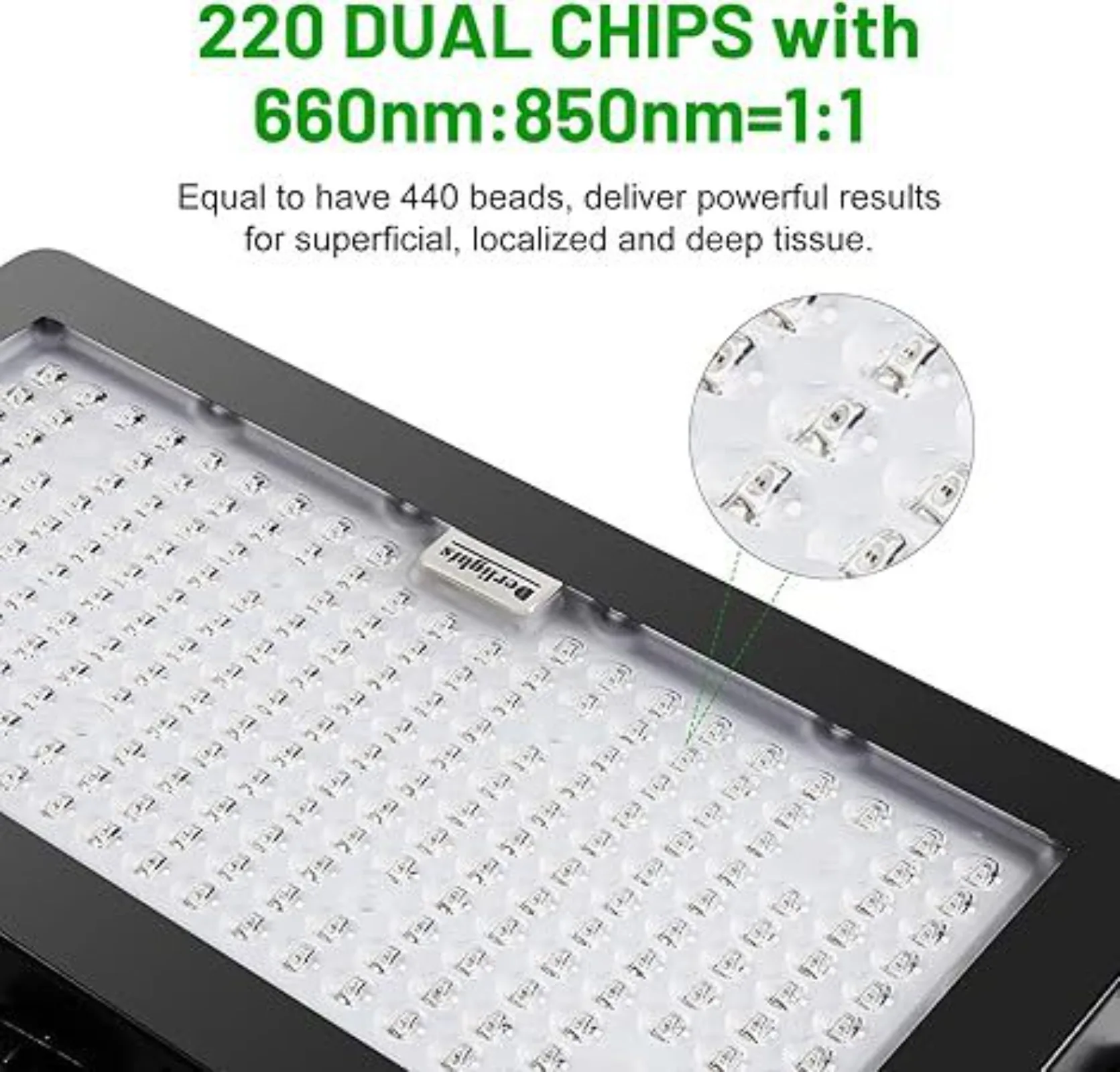 100 واط أحمر بالقرب من ضوء الأشعة تحت الحمراء العلاج بالضوء الأحمر للجسم الوجه مع لوحة العلاج الموقت 660nm و 850nm تحسين آلام الجلد الإغاثة