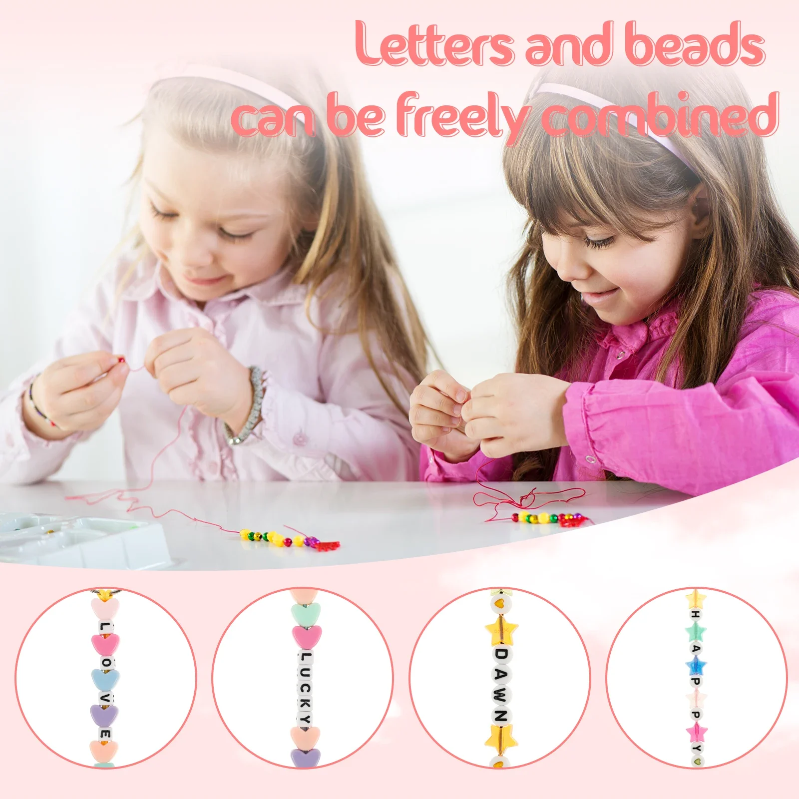 DIY بها بنفسك رسالة/القلب/الجولة/نجمة حبة المفاتيح عدة شخصية مخصصة أساور القلائد الحرف القيمة العاطفية الحرف اليدوية هدية