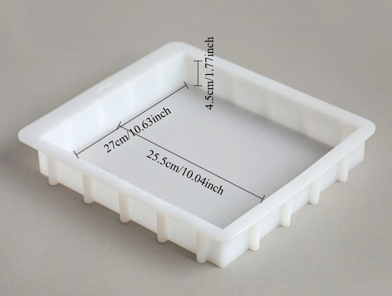Silicone Soap Mold in Multiple Sizes