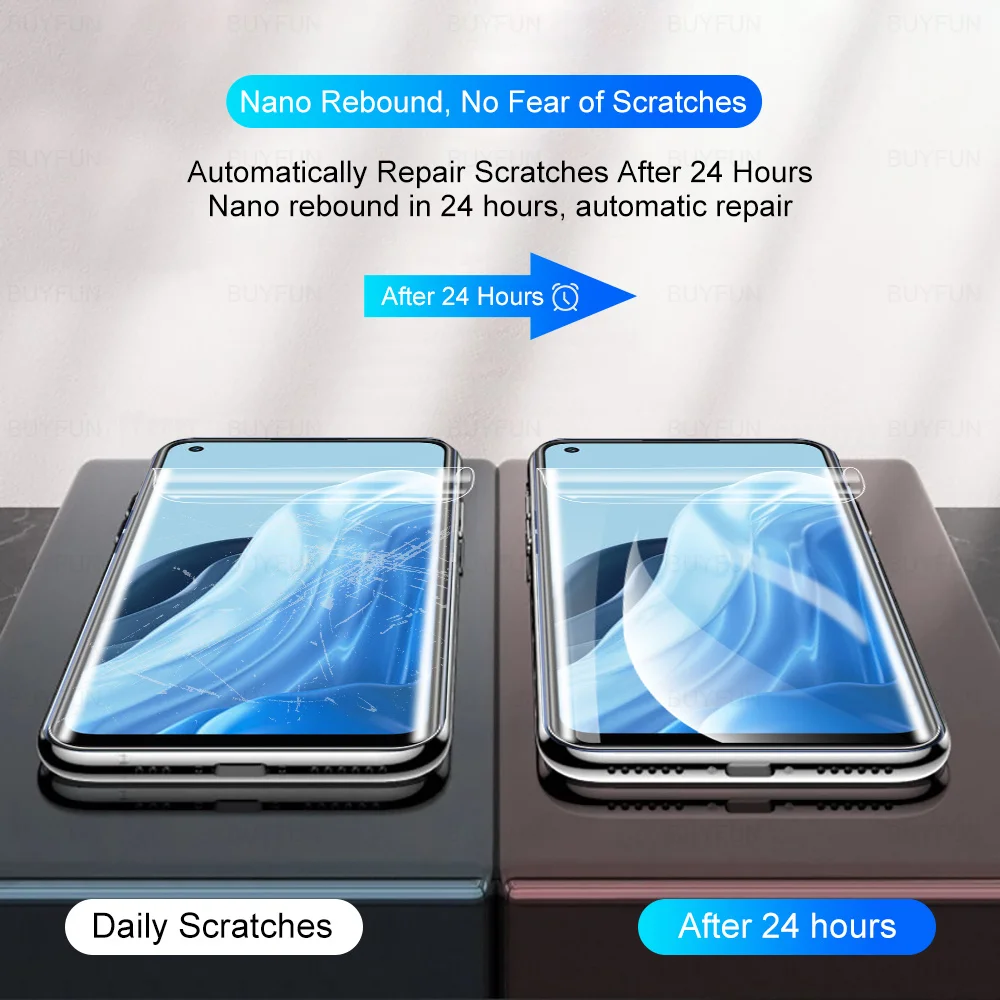 2PCS 9000D Hydrogel Soft Film For Oppo Reno7 5G 6.43" Screen Protector For Reno 7 CPH2371 Safety Protective Film Cover Not Glass