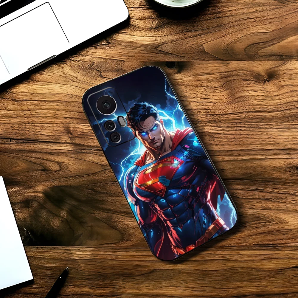 S-Supermans Cool Phone Case For Xiaomi 11 Redmi Note 11 5G 8T 9A 9 10T Note8Pro Note9 12SUltra Black Case