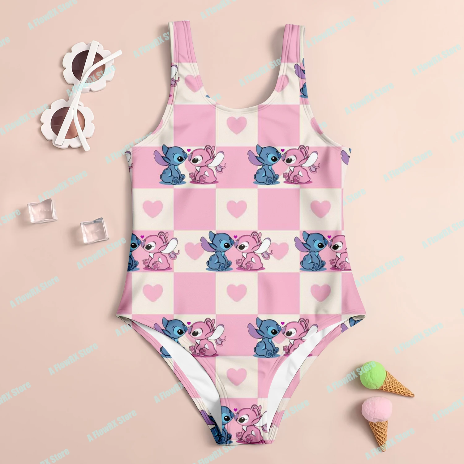 

Stitch Body-hugging Swimsuit 3D Ideal for Casual Outdoor Suitable for Men Women, Adults & Kids Breathable Comfortable