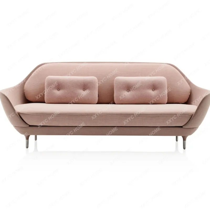 

M Designer chair modern fiberglass shell sofa reception outdoor leisure chair