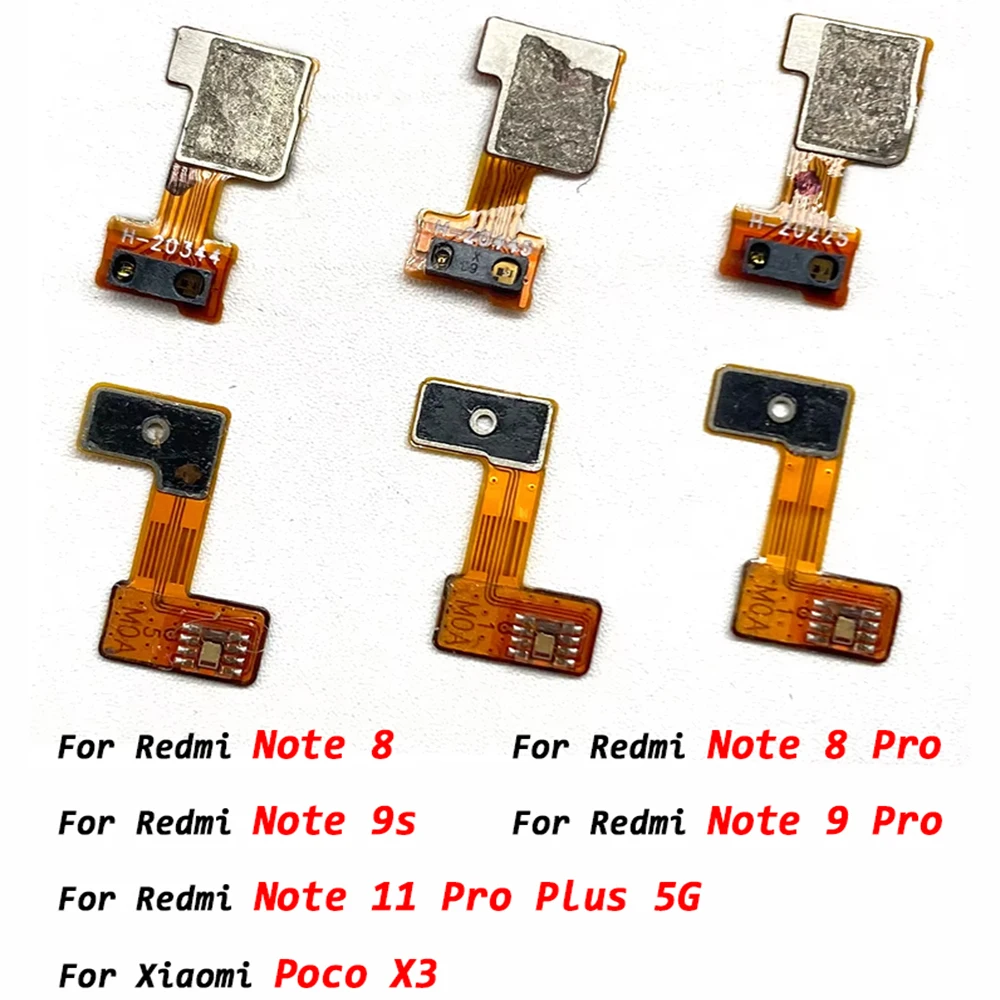 NEW Proximity Sensor Flex Ribbon Replacement For Xiaomi Poco F1 M3 X3 Redmi 6A 6 8 9 Note 7 8 9 10 Pro 9S 11 12 Pro Plus 5G
