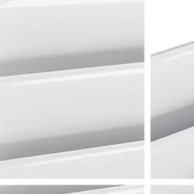 Air Conditioner Outdoor Unit Windproof Panel 45cm 50cm White PVC Galvanized Steel Adjustable Wind Guide Cover For Heat Dissipati